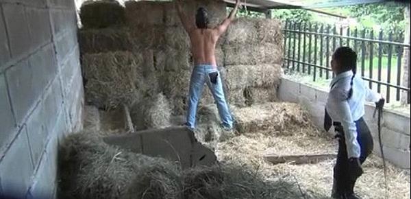  Latin Cruel Whipping In Stables